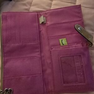 Plilly Bloom Pink Floral Wallet with Multiple Card Slots Never Used
